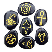 7 delige wicca set Black Onyx 7 delige wicca set Black Onyx