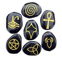 7 delige wicca set Black Onyx