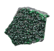 Emerald green garnet