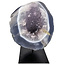 Amethyst on metal base, 19 cm and 2845 grams