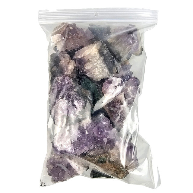 Amethist clusters uit Brazilië - 1,5 kg verzamelpakket