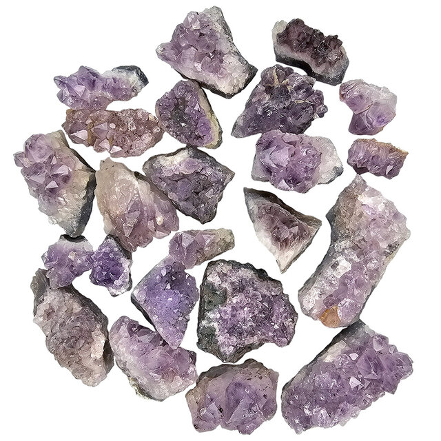 Amethyst cluster aus Brasilien - 1,5 kg Sammelpaket Amethyst cluster aus Brasilien - 1,5 kg Sammelpaket