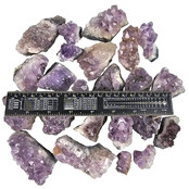 Amethist clusters uit Brazilië - 1,5 kg verzamelpakket