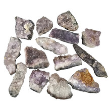 Amethyst clusters from Brazil - 1.5 kg collection package