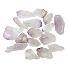 Amethyst crystal points from Brazil - 1.5 kg collection package