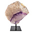 Phantom amethyst on metal base, 14 cm and 515 grams