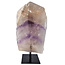 Phantom amethyst on metal base, 17 cm and 725 grams