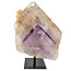 Phantom amethyst on metal base, 16 cm and 805 grams