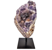 Beautiful  rough amethyst quartz or chevron amethyst, 770 grams and 14 cm