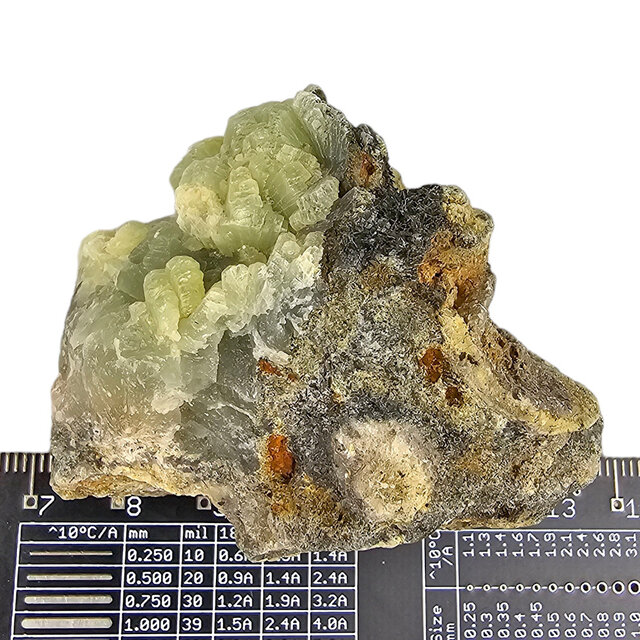 Beautiful raw prehnite from Morocco, 120 grams