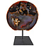 Agate on metal stand, 1630 grams and 20 cm