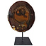 Agate on metal stand, 1670 grams and 21 cm