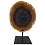 Agate on metal stand, 840 grams and 21 cm