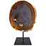 Agate on metal stand, 1715 grams and 23 cm