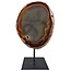 Agate on metal stand, 1280 grams and 22 cm