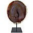 Agate on metal stand, 1840 grams and 25 cm