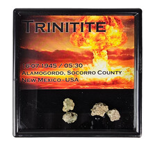 Trinitit ist ein Überbleibsel der allerersten Kernexplosion
