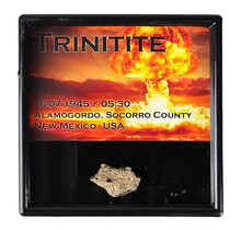 Trinitite is a remnant of the very first nuclear explosion