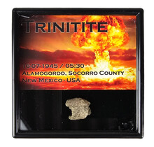 Trinitiet is een overblijfsel van de allereerste kernexplosie