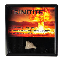 Trinitite is a remnant of the very first nuclear explosion