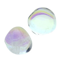 Angel aura, quarz treated with platinum and silver