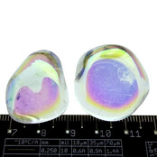 Angel aura, met platina en zilver behandelde kwarts