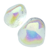 Angel aura, met platina en zilver behandelde kwarts Angel aura, met platina en zilver behandelde kwarts