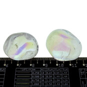 Angel aura, met platina en zilver behandelde kwarts Angel aura, met platina en zilver behandelde kwarts