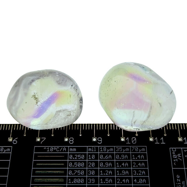 Angel aura, met platina en zilver behandelde kwarts Angel aura, met platina en zilver behandelde kwarts