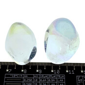 Angel aura, met platina en zilver behandelde kwarts Angel aura, met platina en zilver behandelde kwarts