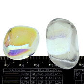 Angel aura, met platina en zilver behandelde kwarts Angel aura, met platina en zilver behandelde kwarts