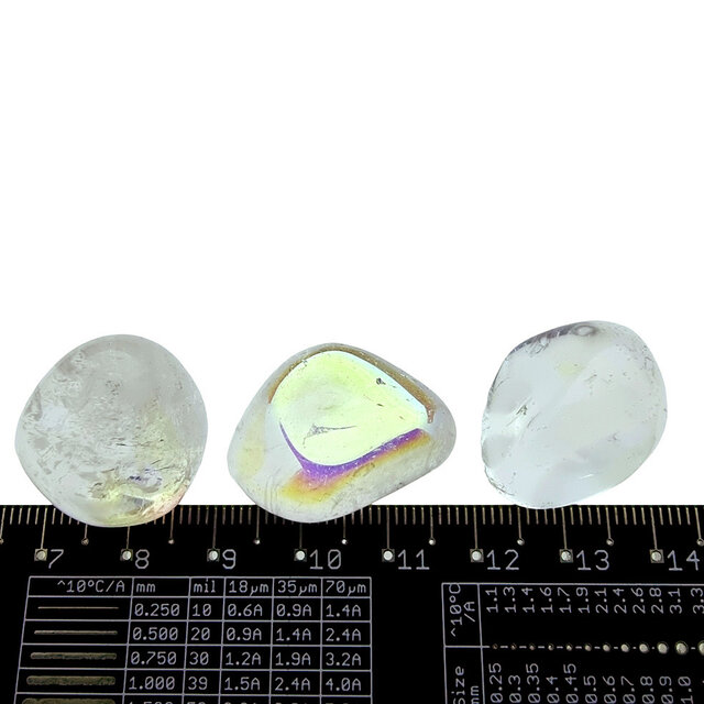 Angel aura, met platina en zilver behandelde kwarts Angel aura, met platina en zilver behandelde kwarts