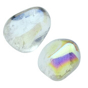 Angel aura, met platina en zilver behandelde kwarts Angel aura, met platina en zilver behandelde kwarts