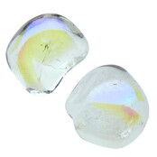 Angel aura, met platina en zilver behandelde kwarts