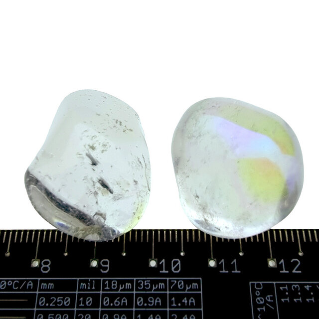 Angel aura, met platina en zilver behandelde kwarts Angel aura, met platina en zilver behandelde kwarts