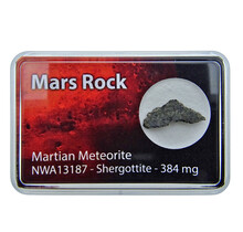 Stein vom Mars kamen durch einen Meteoriten auf der Erde