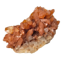 Tangerine, quartz from Brazil 240 grams