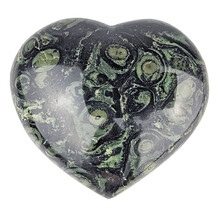 Kambaba jasper from Madagascar, beautiful heart of 270 grams