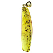 Baltic amber pendant gold plated Baltic amber pendant gold plated