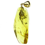 Baltic amber pendant gold plated Baltic amber pendant gold plated