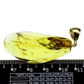 Hanger van Baltisch Barnsteen verguld zilver Hanger van Baltisch Barnsteen verguld zilver