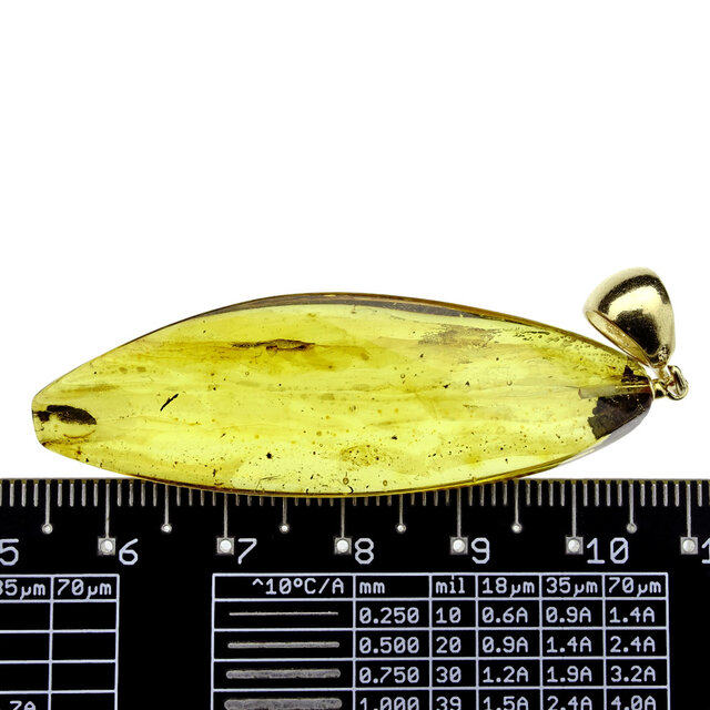 Baltic amber pendant gold plated Baltic amber pendant gold plated