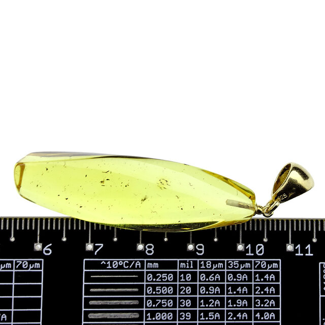 Hanger van Baltisch Barnsteen verguld zilver Hanger van Baltisch Barnsteen verguld zilver