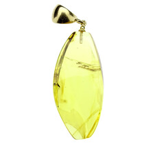 Baltic amber pendant gold plated