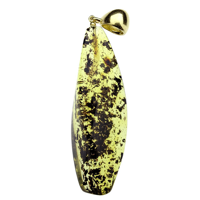 Baltic amber pendant gold plated Baltic amber pendant gold plated