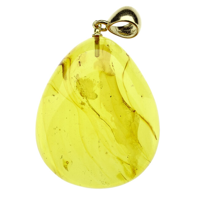 Baltic amber pendant gold plated Baltic amber pendant gold plated