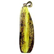 Baltic amber pendant gold plated Baltic amber pendant gold plated