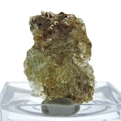 Hyalite opal with green fluorescence under UV light Hyalite opal with green fluorescence under UV light