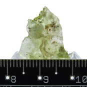 Hyaliet opaal met groene fluorescentie onder UV licht