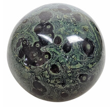 Kambaba jasper from Madagascar, beautiful sphere diameter 9,5 cm